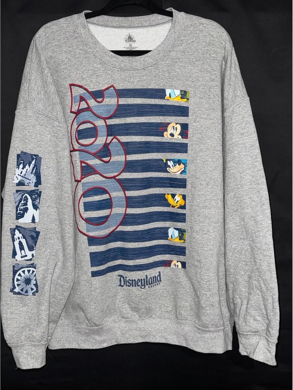 Disneyland Resort Sweatshirt 2020 Fab Four Grey 2XL
